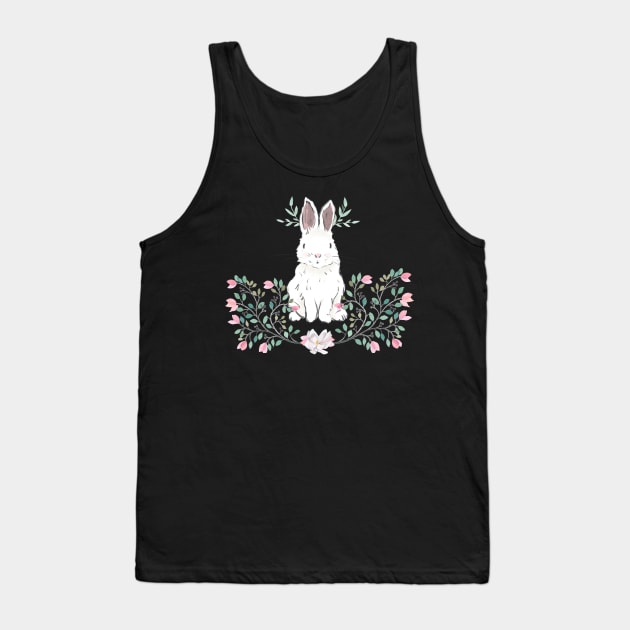 Magnolia Bunny Tank Top by LittleBunnySunshine